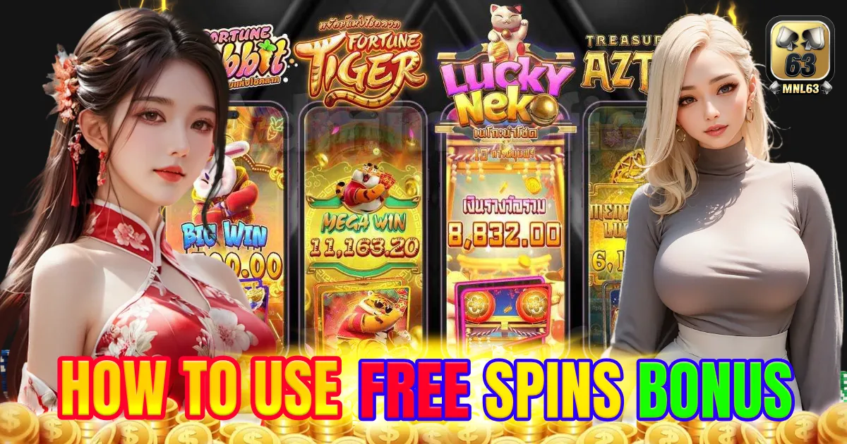 how to use free spins bonus